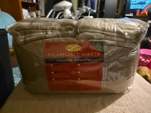 Berkshire Polarfleece Medium Warmth Sheet Set - Twin Natural - Picture 1 of 3
