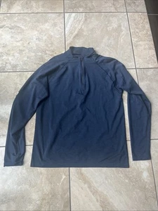 Men's Lululemon Navy Blue 3/4 zip - size XL - Picture 1 of 4