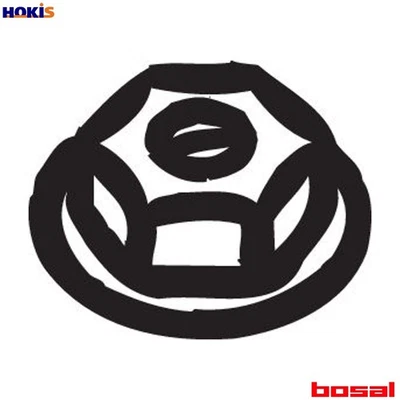 10x NUT EXHAUST MANIFOLD 258-038 FOR VW CADDY/Pickup/� RABBIT/PICKUP SEAT 1.5L - Image 1 of 4