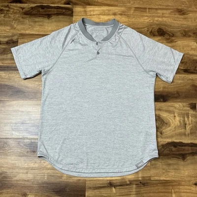 Camisa masculina Legends tamanho XL Enzo Blade polo desempenho atlético academia bainha curva - Imagem 1 de 4