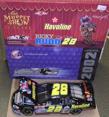 Ricky Rudd #28 Havoline Muppets 25th Anniversary 2002 Taurus NASCAR 1:24 Diecast - Image 1 of 4