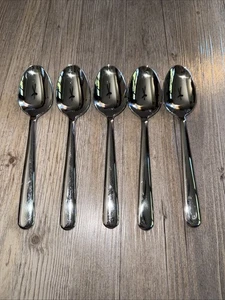 Splendide STRAND Tablespoon Lot Of 5 Stainless 18/8 Flatware Silverware Korea - Picture 1 of 4