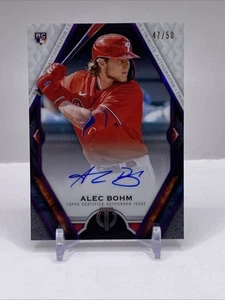 2021 Topps Tribute Alec Bohm Auto RC /50 On Card Auto - Picture 1 of 2