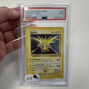 Zaptos holo base 2 englisch psa 9 Pokémon 20/130 - Bild 1 von 2