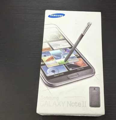 Samsung Galaxy Note II GT-N7105  16GB  (Unlocked) Black Smartphone rare - Image 1 of 4
