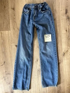 OLD NAVY Denim Jeans Size 14 Regular Blue Adjustable Waist 20-26W Elastic x 28L - Picture 1 of 5