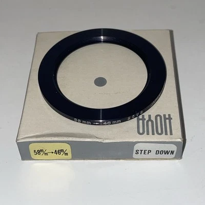 Hoya Metal Step Down Ring 58mm To 46mm NOS - Image 1 of 2