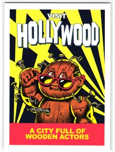 Visit Hollywood GPK 2021 Müll Eimer Kinder Reise Sticker - Bild 1 von 2