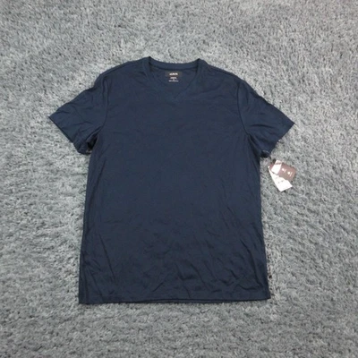 Camisa Alfani Para Hombres Mediana Neo Azul Marino Elastizada Fácil Cuidado Cuello Redondo Camiseta Nueva con Etiquetas Foto 1 de 4