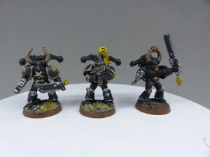 Warhammer 40k Chaos Space Marine Black Legion Metal Vintage OOP Classic 90 Old - Bild 1 von 5