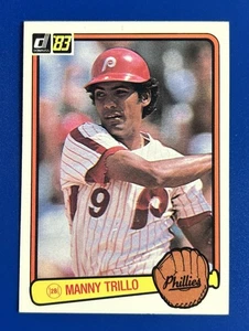 1983 Donruss Baseball Manny Trillo Philadelphia Phillies #294 - Picture 1 of 2