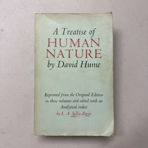 A Treatise of Human Nature David Hume L A Selby 1St Ed Paperback- C4 - Picture 1 of 10