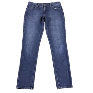 Jeans donna Mott & Bow 29x32 blu ragazzo denim elasticizzato vita media gamba dritta - Foto 1 di 11