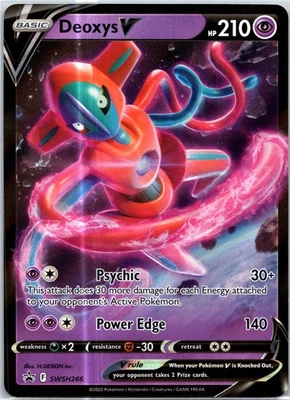 Deoxys V Promo SWSH: Sword & Shield Promo Cards SWSH266 NM - Image 1 of 2