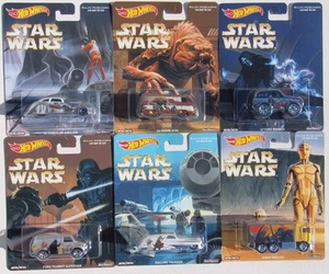 HOT WHEELS POP CULTURE STAR WARS SET OF 6 By Ralph McQuarrie - Picture 1 of 8