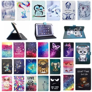 Leather Smart Case Stand Tablet Flip PU Cover For Lenovo Tab M7 M8 M10 E7 E8 E10 - Picture 1 of 38