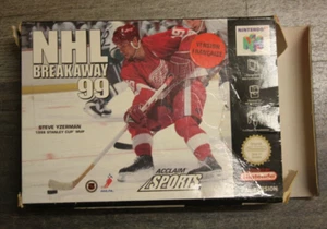 Nintendo 64 NHL BREAKAWAY 99 avec boîte et notice - Imagen 1 de 6