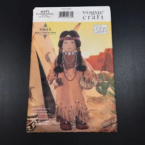 Vogue Craft 9371 American Indian Doll With Iron-On Transfer & Outfit Uncut - Picture 1 of 5