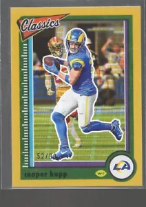 2022 Panini Classics #54 Cooper Kupp Yellow /99 - Los Angeles Rams - Picture 1 of 2