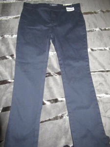 nwt Old Navy navy chino jegging pants girls 16 R free ship USA - Picture 1 of 3