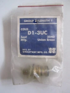 D1-3UC Faucet Stem  by Wrightway Replacement Part for Union Brass COLD - Picture 1 of 1
