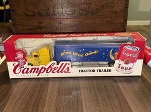 Ertl Campbell's Soup Semi Truck 11.5" Diecast 1:64 Tractor Trailer - Picture 1 of 3
