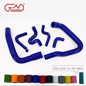 Fit 1986-1993 Ford Mustang GT LX Cobra 5.0L V8 Silicone Radiator Hoses Kit - Picture 1 of 11