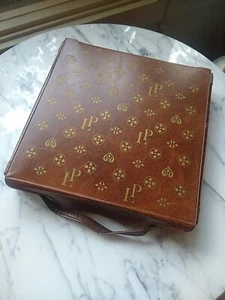 Pressman Toy Corp Tri-ominos Game In RARE Vinyl LP Case Complete - Picture 1 of 8