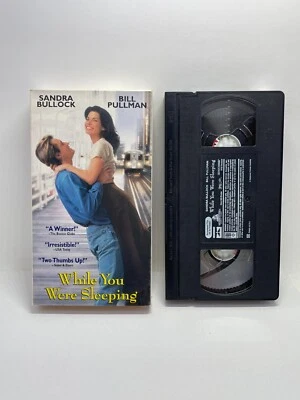 While You Were Sleeping VHS 1995 Video Tape Sandra Bullock Romantic Holiday - Image 1 of 4