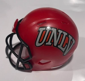 Pocket football helmet CUSTOM UNLV Rebels Las Vegas RED VARIATION - Picture 1 of 3