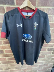 Maglia GALLES (CYMRU) 2017 Away CALON UNDER ARMOUR RUGBY WRU SUBARU Medium - Foto 1 di 7
