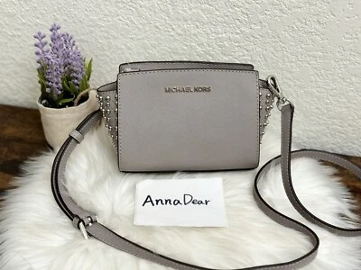 MICHAEL KORS Selma Stud Bolso Mensajero Mediano Nuevo con Etiquetas Foto 1 de 4