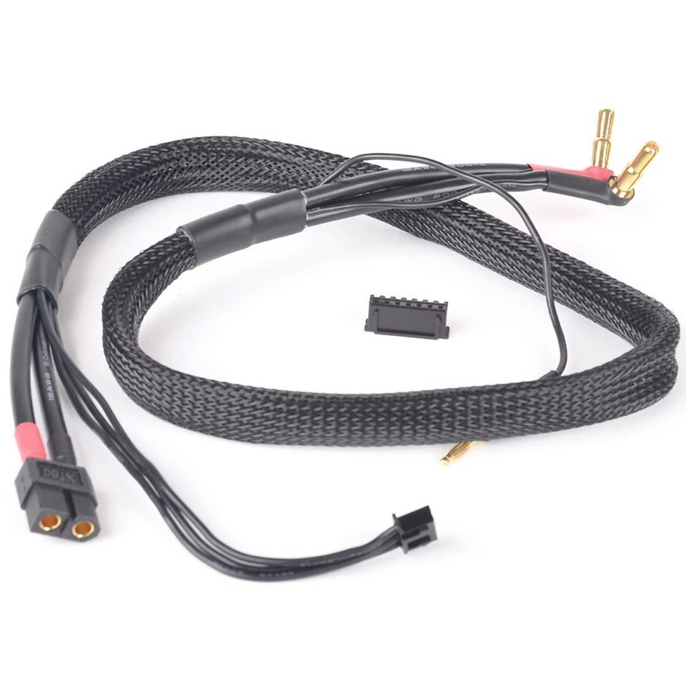 Absima 3040058 Ladekabel XT60 - 4/5mm Goldstecker / XH Adapter 600mm - Bild 1 von 1