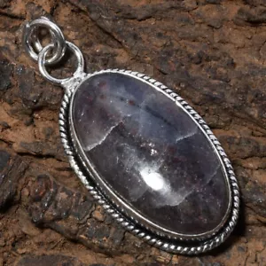 Sunstone In Lolite Gemstone 925 Sterling Silver Handmade Jewelry Pendant 1.81" - Picture 1 of 5