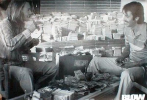 Blow Movie Poster B&W Johnny Depp Money Counting 24 x 36 Neu - Bild 1 von 1
