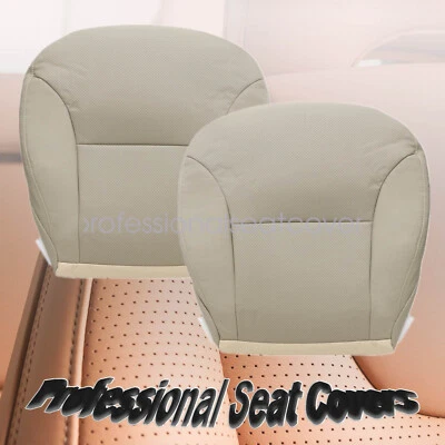 Cubierta de asiento de cuero Perf inferior de ambos lados color tostado se adapta a Lexus ES300 ES330 2002 a 2006 Foto 1 de 4