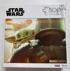 Buffalo Games Star Wars The Mandalorian Puzzle - 500 Teile mit Puzzle Poster - Bild 1 von 2