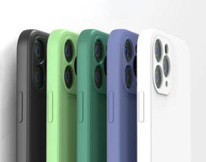 Silicone Case Camera Lens Cover For iPhone 14 13 12 11 Pro XS Max XR X 8 7 PLUS - Picture 1 of 20