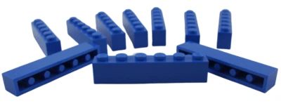 Lego 10 Stück blaue Steine 1x6 Stein in blau (3009) City Basics Bausteine Neu  - Bild 1 von 2