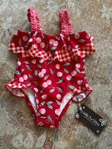 MATILDA JANE SWIM SUIT TANK CHERRIES 12 18 MONTHS ENCHANTED GARDEN DOERUN NWT - Picture 1 of 4