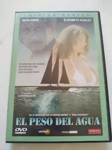 El Weight del agua Sean Penn Elizabeth Hurley - DVD Region 2 Spanish English - Picture 1 of 4