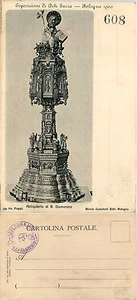 Bologna, esposizione d'arte sacra 1900, reliquario di s. Domenico - Bild 1 von 1