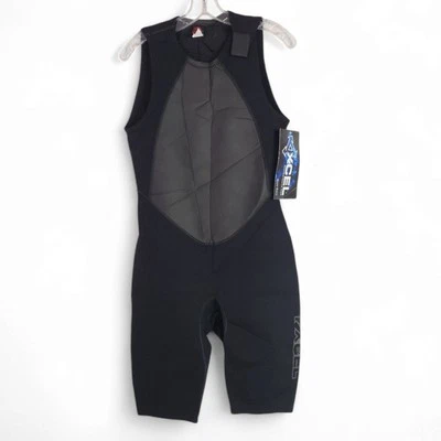 XCEL Axis 2mm Black Wetsuit Springsuit Sleeveless Short Leg L Tactical Navy Seal - Image 1 of 4