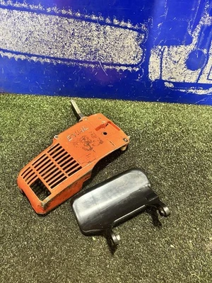 Stihl 009 Petrol Chainsaw Clutch Cover Chain Brake Assembly - Image 1 of 3