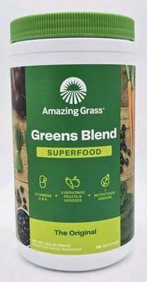 Increíble superalimento verde hierba la bebida original en polvo 60 porciones EXP 07/2026 Foto 1 de 3