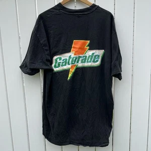 Vintage 90s Gatorade T Shirt Sports Drink Black Double Sided Sz XL - Picture 1 of 7