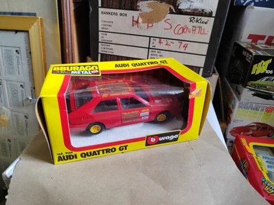 Audi Quattro Bburago modelo vintage en caja 1/24  Foto 1 de 4