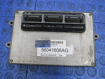 PROGRAMMED PLUG & PLAY 02 Jeep Liberty KJ 3.7L AT ECM 56041606AG 606 PROG 5991 - Image 1 of 4