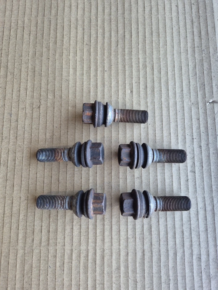 (x5) Болты зажимные для колес Audi Q7 4L 2005-14/VW Touareg/Porsche Cayenne M14x1,5 мм - Изображение 1 из 4