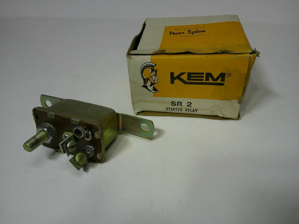 KEM #SR2   Chrysler 1956-1960 Imperial 1957-1960  12v Starter Relay  NEW - Image 1 of 3